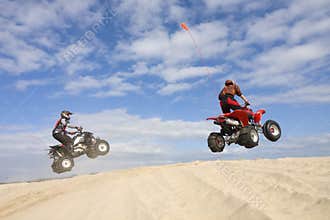 Two atv jumpers