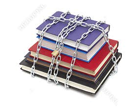 Books chained