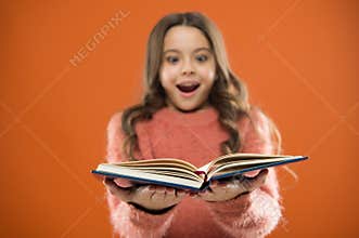 Child enjoy reading book. Book store concept. Wonderful free childrens books available to read. Childrens literature