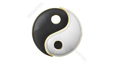 Energy balance. Mutual penetration. Yin Yang a mutual addition of two opposites. Eastern medicine, culture and philosophy. Acupu