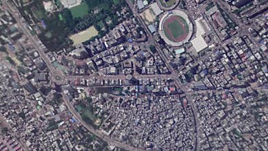 Earth Zoom In Zoom Out Dhaka Bangladesh