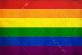 Rainbow gay flag