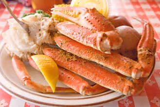 Crab legs platter
