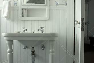 White bathroom