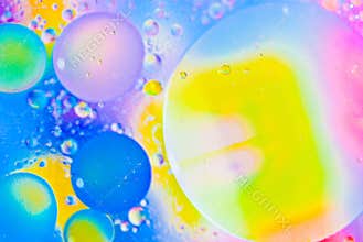 Abstract colorful bubbles
