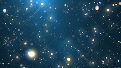 Flight Through Billions of Sparkling Stars, Beautiful Seamless Looped 3d Animation. 4K