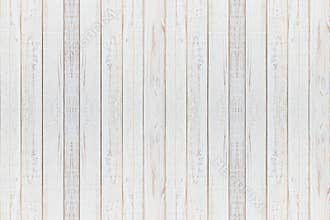White natural wood wall texture and background,Empty surface white wooden for design,Top view white table and copy space