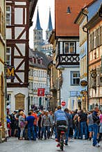 Bamberg Germany- historic narrow alley