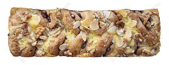 Strip of cereal nut bread