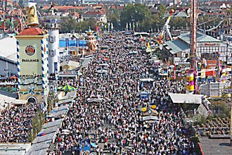 Crowds at Oktoberfest