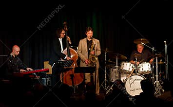 Charly Antolini, Swiss jazz drummer, and his Swin