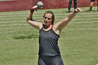 Women’s Shot Put at the 2016 Mt. Sac Relays . These ladies work hard at their sport