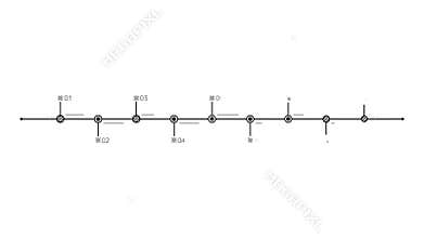 Infographic element - timeline