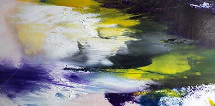 Abstract acrylic modern contemporary art ywhite explosion