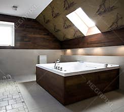 New modern bathroom interior