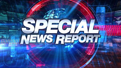 Special News Report - Broadcast Animation Graphic Title