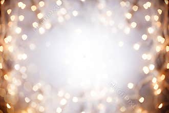 Christmas lights bokeh