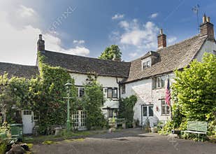 Rear of the Ram Inn, Wotton-under-Edge, Gloucestershire, UK
