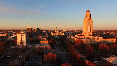 Lincoln Nebraska Capital Building Government Dome Architecture