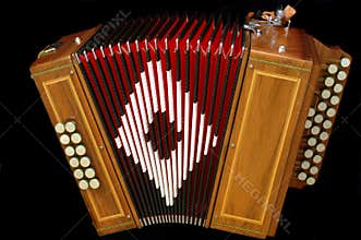 French diatonic accordion
