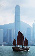 Hong Kong and sailing ship