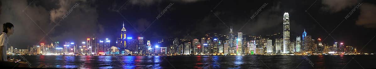 Hong Kong Skyline at night