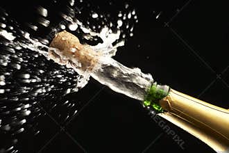 Popping Champagne Cork