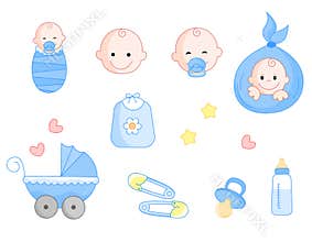 Baby icon set