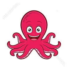 Smiling octopus