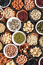 Collection of different legumes