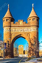 Soldiers and Sailors Memorial Arch in Hartford