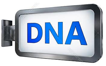 DNA on billboard