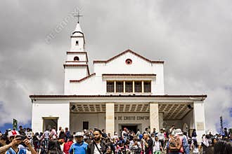 The Monserrate Monastary in Bogota Colombia