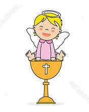 Baptism invitation card
