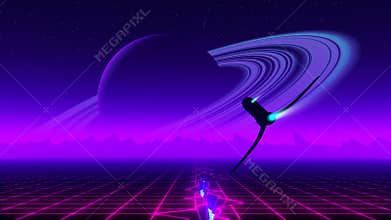 VJ 80`s Synthwave Emotions