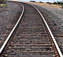Train Tracks Around a Curve