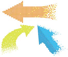Mosaic arrows