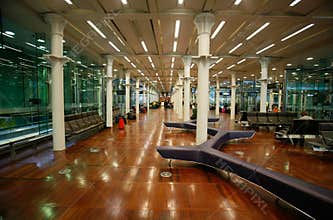 Eurostar waiting lounge