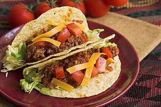 Tacos with cheese