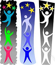 Teamwork Reaching Goal/eps