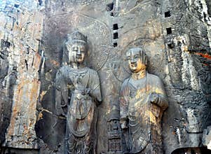 Buddha statue at Longmen Grottoes