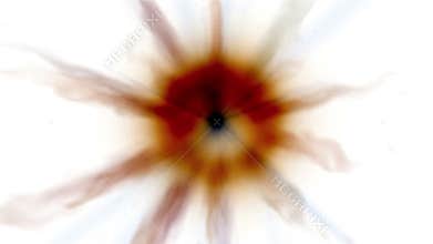 4k Abstract power explosion energy halo fire rays laser vortex universe.