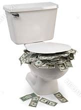 Flush with cash
