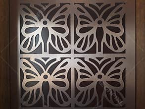 Created in the carvings of a nice wood four butterfly
