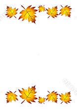 Fall Leaves Border