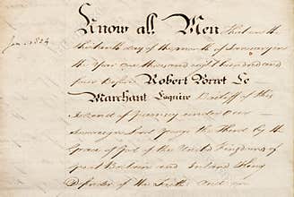 Vintage calligraphic handwriting Used paper background