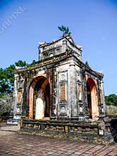 Pavilion in the Tu Dus tomb in Hue, Vietnam