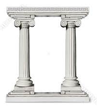 Greek columns gate