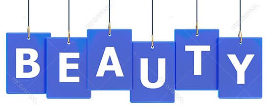 Beauty tag banner