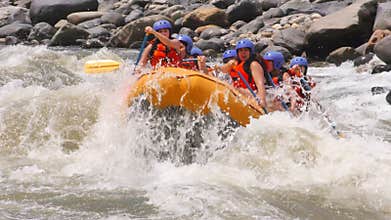 Pilot View Of Bikini White Water Rafting